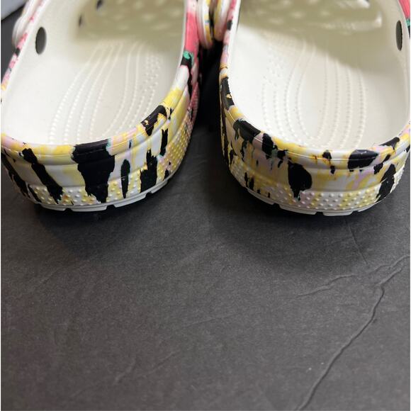 Crocs Unisex Classic Tie Dye Mania Clog Size 13M NWT - Picture 6 of 10